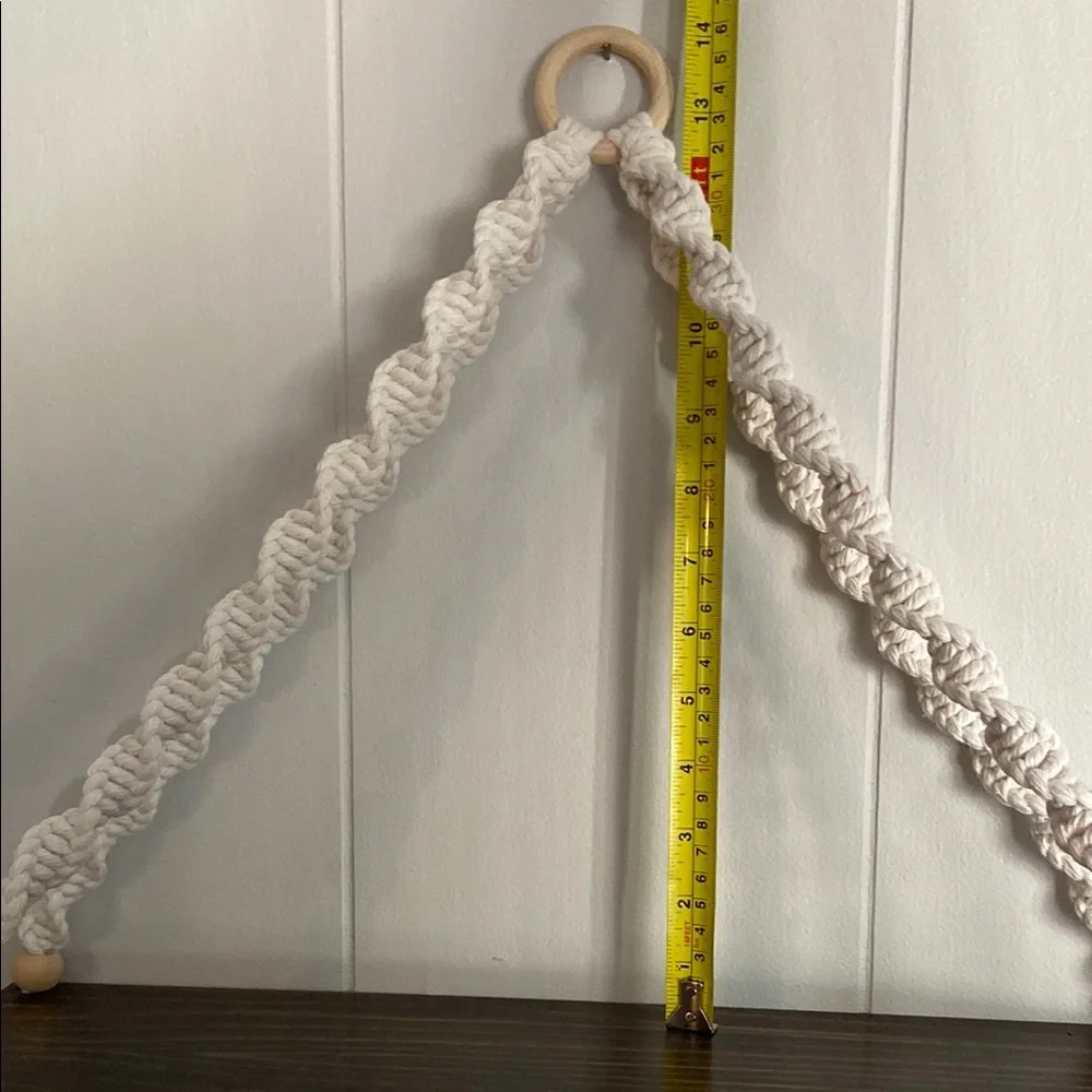 🪷Handmade Macrame Wall Shelf